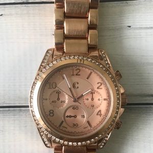 Rose Gold tone watch